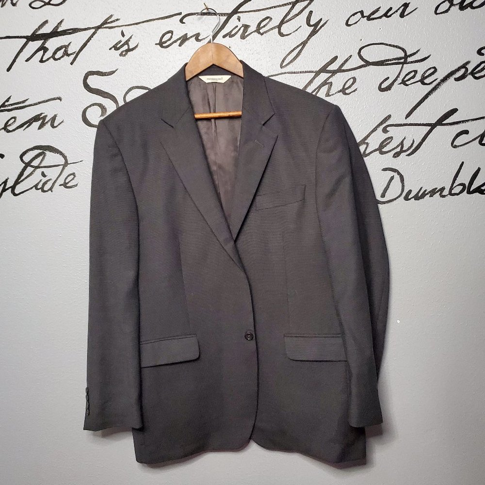 Pronto Uomo Executive Fit Sport Coat, Gray, 44R